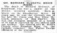 Death Notice - Bernard McGrath - 1937